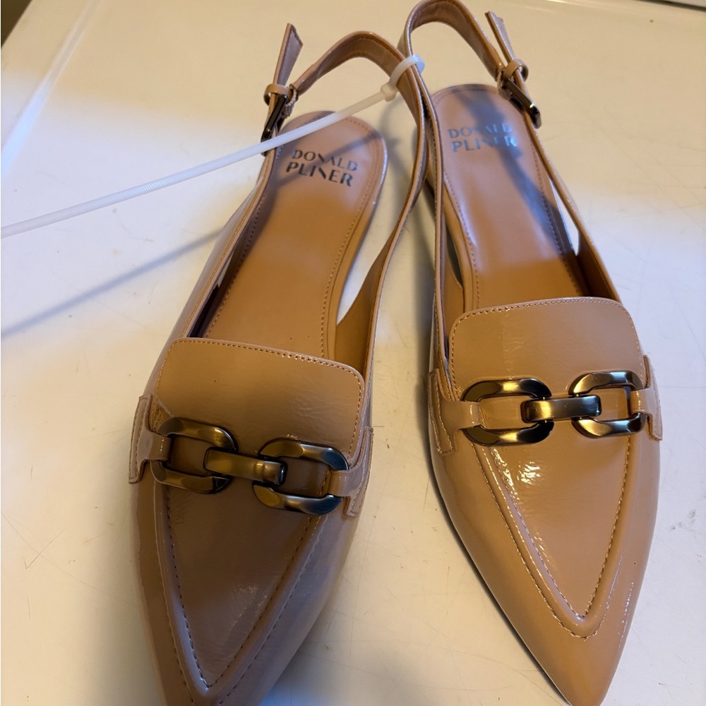 Donald J. Pliner old money the Williams tan Slingback Flats size 11 - Picture 5 of 10